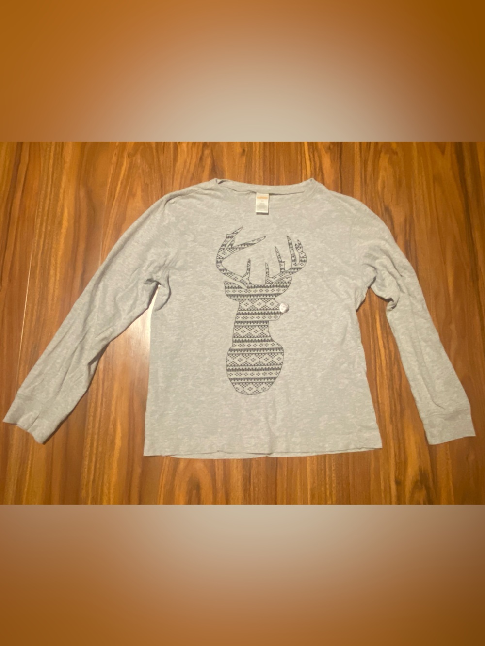 Gymboree Rudolph reindeer deer Fair Isle Holiday Christmas long sleeve t shirt